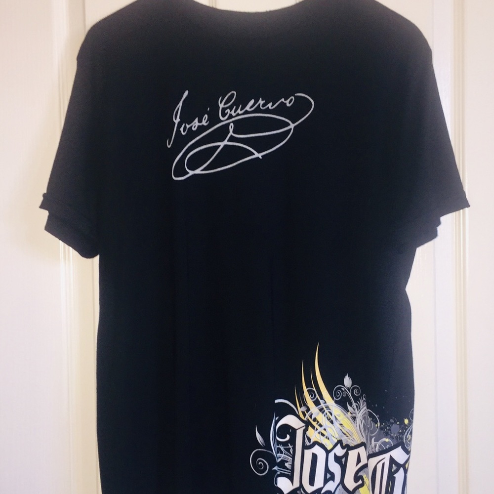 DIAGEO-JOSE CUERVO- BLACK MENS T-SHIRT- L